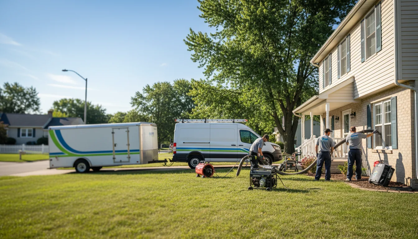 Flooded Basement Restoration And Cleanup With Repair in Gotham, WI near me